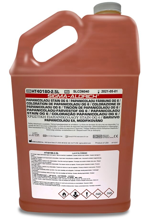 Papanicolaou Stain, OG-6 | Sigma-Aldrich