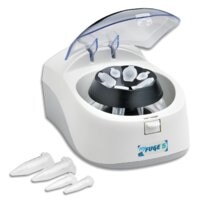 MyFuge&#8482; 5 Microcentrifuge with combination rotor for 4 x 5 mL and 4 x 1.5/2.0 mL tubes AC/DC input 230 V AC, UK plug
