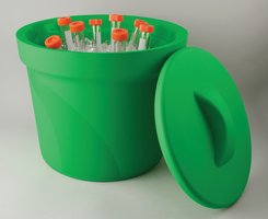 Magic Touch 2&#8482; ice bucket with lid capacity 4.0&#160;L, green, pack of 1&#160;ea