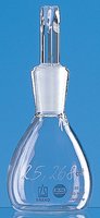 BRAND&#174; BLAUBRAND&#174; density bottle, Gay-Lussac pattern, calibrated capacity 25&#160;mL, borosilicate glass