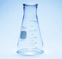 Pyrex&#174; Erlenmeyer flask, wide neck, heavy duty, with printed trace code 250&#160;mL