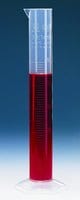 BRAND&#174; graduated cylinder, PP, with blue printed scale or embossed scale volume 500&#160;mL, blue graduations