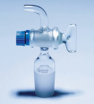 Pyrex&#174; Aspirator stopcock with ground cone bore size 3.0&#160;mm, core joint: 29/32