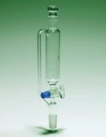 Pyrex&#174; Addition funnel, graduated, pressure equalising, cylindrical with PTFE key 250&#160;mL