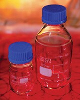 Duran&#174; laboratory bottles, with caps capacity 20,000&#160;mL, blue PP screw cap and pouring ring