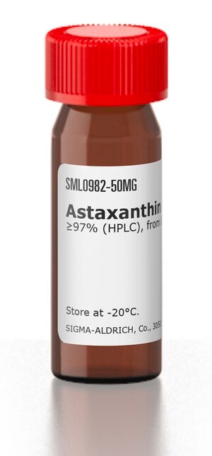 Astaxanthin &#8805;97% (HPLC), from Blakeslea trispora