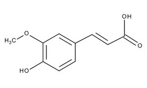 4-Hydroxy-3-methoxycinnamic acid for synthesis
