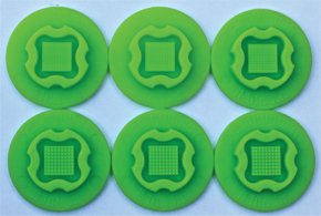 MicroTissues&#174; 3D Petri Dish&#174; micro-mold mixed spheroid kit 3 small and 3 large, fits 12 well plates