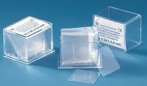 BRAND&#174; Haemacytometer cover glass, for counting chambers borosilicate glass, size 20&#160;mm × 26&#160;mm × 0.4&#160;mm