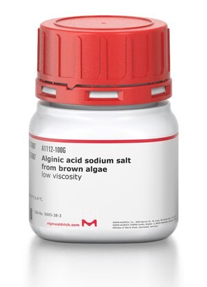 Alginic acid sodium salt from brown algae low viscosity