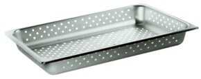 Stainless Steel Perforated Instrument Tray Full size long, capacity 3.7&#160;L