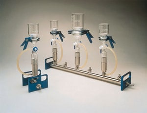 Spring clamp, 47 mm, aluminum Accessories for filter holders for sample preparation.