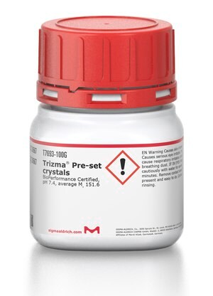 Trizma&#174; Pre-set crystals BioPerformance Certified, pH 7.4, average Mw 151.6