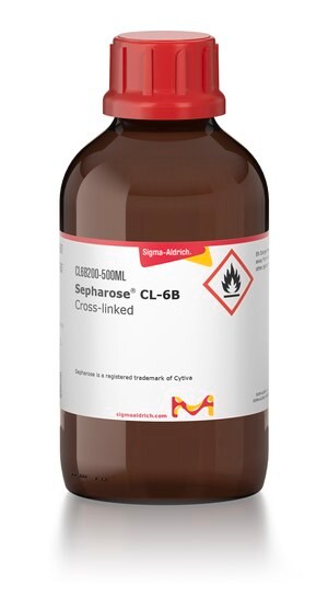 Sepharose&#174; CL-6B Cross-linked