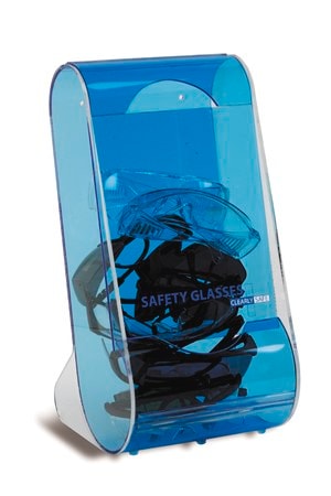 Clearly Safe&#174; glasses dispenser, counter or wall mountable