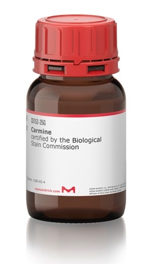 Carmine certified by the Biological Stain Commission