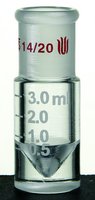 Synthware&#8482; conical bottom reaction vial 5 mL, joint: ST/NS 14/20