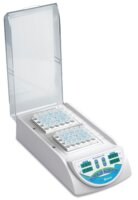 isoBlock&#8482; digital dry bath, with two independently controlled chambers, without blocks AC/DC input 230 V AC, Schuko plug