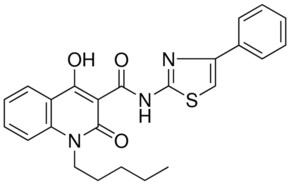 4-HO-2-OXO-1-PENTYL-1,2-2H-QUINOLINE-3-CARBOXYLIC ACID (4-PH-THIAZOL-2-YL)-AMIDE AldrichCPR