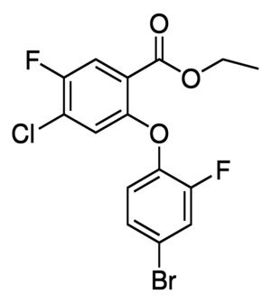 Ethyl 2-(4-bromo-2-fluorophenoxy)-4-chloro-5-fluorobenzoate AldrichCPR
