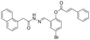 4-BROMO-2-(2-(1-NAPHTHYLACETYL)CARBOHYDRAZONOYL)PHENYL 3-PHENYLACRYLATE AldrichCPR