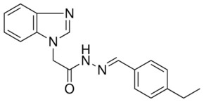 2-BENZOIMIDAZOL-1-YL-ACETIC ACID (4-ETHYL-BENZYLIDENE)-HYDRAZIDE AldrichCPR