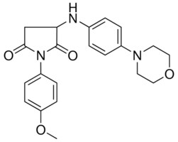 1-(4-METHOXYPHENYL)-3-(4-(4-MORPHOLINYL)ANILINO)-2,5-PYRROLIDINEDIONE AldrichCPR