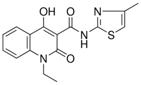 1-ET-4-HO-2-OXO-1,2-2H-QUINOLINE-3-CARBOXYLIC ACID (4-METHYL-THIAZOL-2-YL)-AMIDE AldrichCPR
