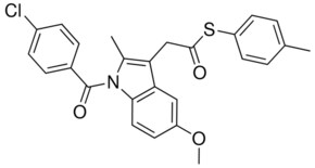 S-(4-methylphenyl) [1-(4-chlorobenzoyl)-5-methoxy-2-methyl-1H-indol-3-yl]ethanethioate AldrichCPR