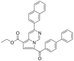 ETHYL 7-([1,1'-BIPHENYL]-4-YLCARBONYL)-3-(2-NAPHTHYL)PYRROLO[1,2-C]PYRIMIDINE-5-CARBOXYLATE AldrichCPR