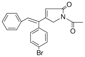 1-ACETYL-4-(1-(4-BROMO-PHENYL)-2-PHENYL-VINYL)-1,5-DIHYDRO-PYRROL-2-ONE AldrichCPR