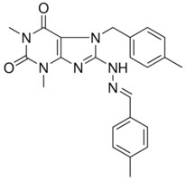4-METHYLBENZALDEHYDE [1,3-DIMETHYL-7-(4-METHYLBENZYL)-2,6-DIOXO-2,3,6,7-TETRAHYDRO-1H-PURIN-8-YL]HYDRAZONE AldrichCPR