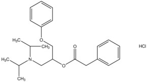 2-(diisopropylamino)-1-(phenoxymethyl)ethyl phenylacetate hydrochloride AldrichCPR
