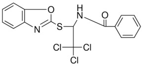 N-(1-(BENZOOXAZOL-2-YLSULFANYL)-2,2,2-TRICHLORO-ETHYL)-BENZAMIDE AldrichCPR