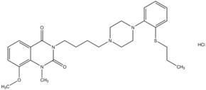 8-methoxy-1-methyl-3-(4-{4-[2-(propylsulfanyl)phenyl]-1-piperazinyl}butyl)-2,4(1H,3H)-quinazolinedione hydrochloride AldrichCPR
