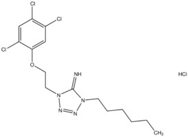 1-hexyl-4-[2-(2,4,5-trichlorophenoxy)ethyl]-1,4-dihydro-5H-tetraazol-5-imine hydrochloride AldrichCPR