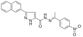 3-(2-NAPHTHYL)-N'-[(E)-1-(4-NITROPHENYL)ETHYLIDENE]-1H-PYRAZOLE-5-CARBOHYDRAZIDE AldrichCPR