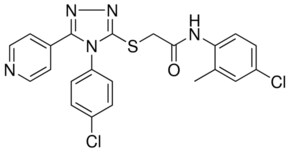 N-(4-CHLORO-2-METHYLPHENYL)-2-{[4-(4-CHLOROPHENYL)-5-(4-PYRIDINYL)-4H-1,2,4-TRIAZOL-3-YL]SULFANYL}ACETAMIDE AldrichCPR