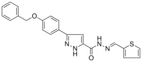 5(4-BENZYLOXY-PH)-2H-PYRAZOLE-3-CARBOXYLIC ACID THIOPHEN-2-YLMETHYLENE-HYDRAZIDE AldrichCPR