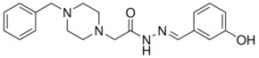 2-(4-BENZYL-1-PIPERAZINYL)-N'-(3-HYDROXYBENZYLIDENE)ACETOHYDRAZIDE AldrichCPR