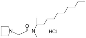 N-METHYL-N-(1-METHYLDECYL)-1-PYRROLIDINEACETAMIDE HYDROCHLORIDE AldrichCPR