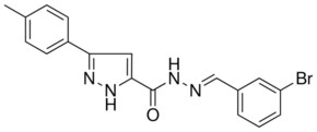 5-P-TOLYL-2H-PYRAZOLE-3-CARBOXYLIC ACID (3-BROMO-BENZYLIDENE)-HYDRAZIDE AldrichCPR