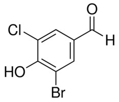 3-Bromo-5-chloro-4-hydroxybenzaldehyde 97%