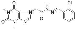 N'-[(E)-(2-CHLOROPHENYL)METHYLIDENE]-2-(1,3-DIMETHYL-2,6-DIOXO-1,2,3,6-TETRAHYDRO-7H-PURIN-7-YL)ACETOHYDRAZIDE AldrichCPR