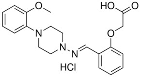 (2-(((4-(2-METHOXY-PH)-1-PIPERAZINYL)IMINO)ME)PHENOXY)ACETIC ACID HYDROCHLORIDE AldrichCPR