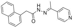 2-(1-naphthyl)-N'-[(E)-1-(4-pyridinyl)ethylidene]acetohydrazide AldrichCPR