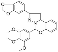 2-(1,3-BENZODIOXOL-5-YL)-5-(3,4,5-TRIMETHOXYPHENYL)-1,10B-DIHYDROPYRAZOLO[1,5-C][1,3]BENZOXAZINE AldrichCPR