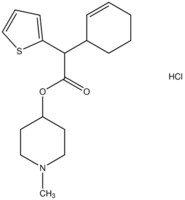 1-methyl-4-piperidinyl 2-cyclohexen-1-yl(2-thienyl)acetate hydrochloride AldrichCPR