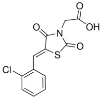 (5-(2-CHLOROBENZYLIDENE)-2,4-DIOXO-1,3-THIAZOLIDIN-3-YL)ACETIC ACID AldrichCPR