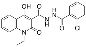 2-CL-BENZOIC ACID N'-(1-ETHYL-4-HO-2-OXO-1,2-2H-QUINOLINE-3-CARBONYL)-HYDRAZIDE AldrichCPR